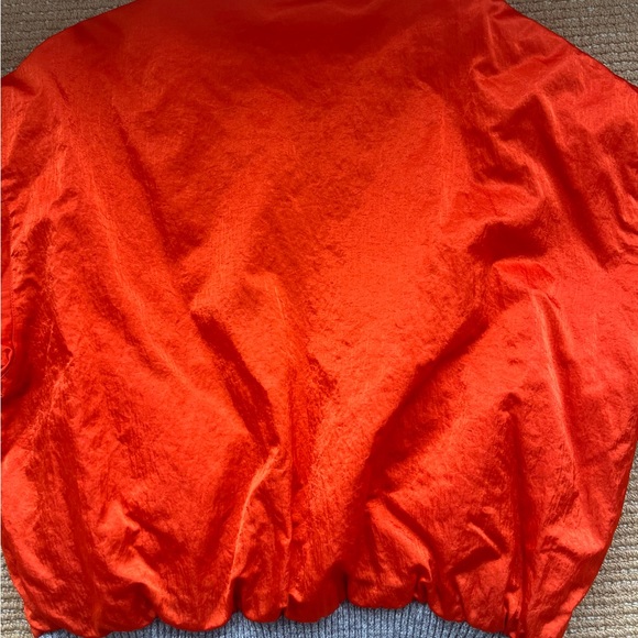 Esprit 1986 Know the World Over Womens XL Orange Vintage Bomber Jacket - Picture 9 of 11